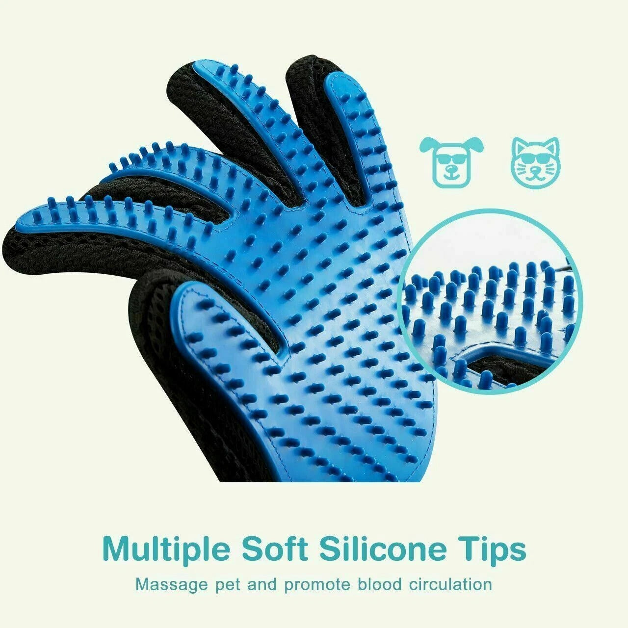 Pet Grooming Hair Removal Gloves