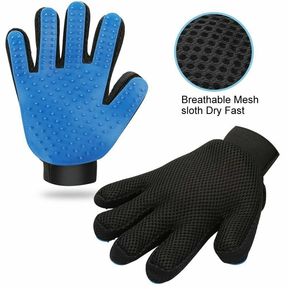 Pet Grooming Hair Removal Gloves
